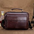 Custom Logo Genuine Leather Small Shoulder Satchel Bag for Men Vintage Style Crossbody Messenger Bag Designer Bag National Style