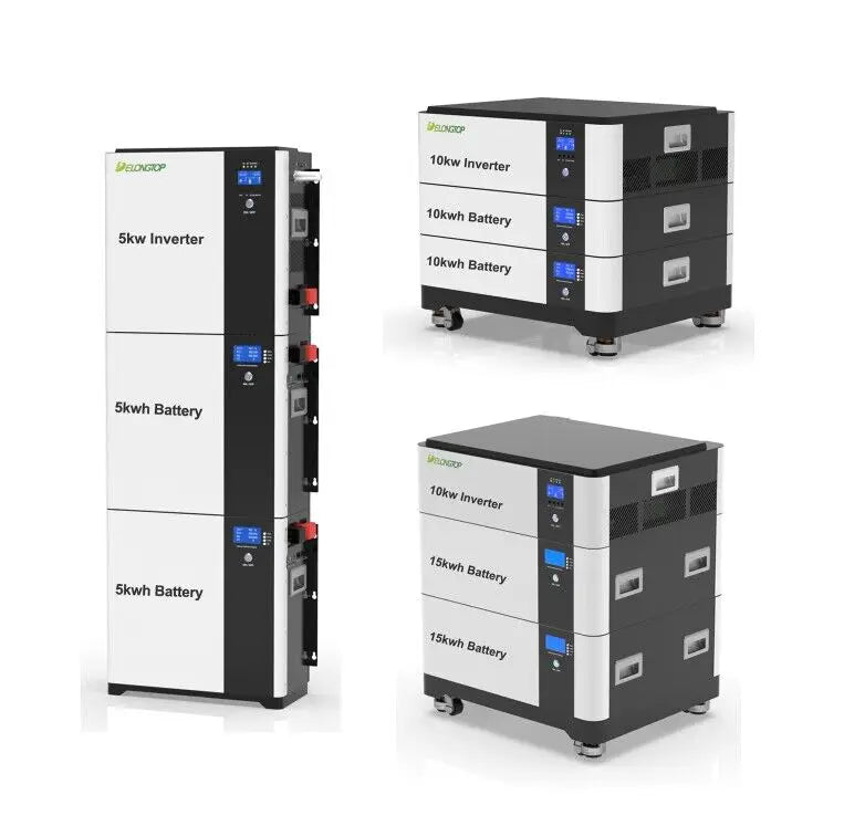 EU 5KWH All-in-one LiFePO4 Lithium Battery 51.2V 100AH  200Ah Home Energy Storage System