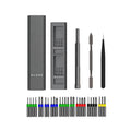 30-in-1 Rechargeable Precision Screwdriver Set Original DIY Phone Repair Kit Steel Handle OEM Customizable Computer Repair Tools