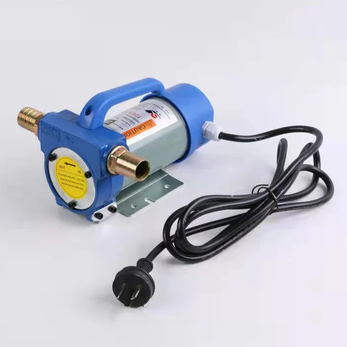 AC 220V Portable Diesel Oil Transfer Pump - Electric Fuel Dispenser Pump for Mini/Mobile Gas Filling Station 300W 50L/Min