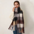 Cashmere Fashion Scarf for Luxury Winter Cape Scarfs Classic Designer Scarves Plaid Thick Shawl Warm Ladies Blanket Cashmere
