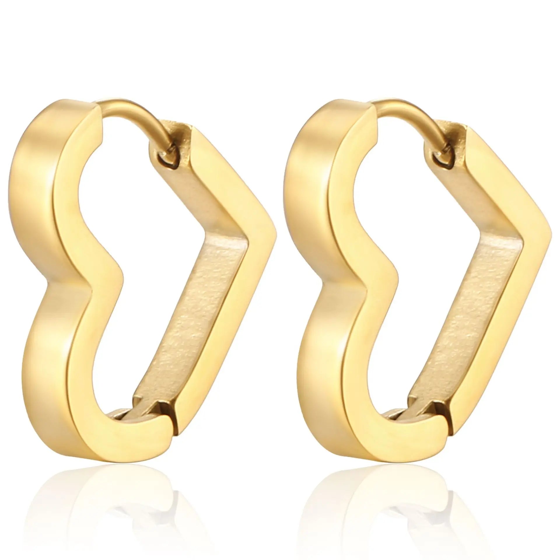 Popular Unisex Trend Earrings High Quality Waterproof Stainless Steel Earrings Simple Geometric Earrings Gifts for Women Men
