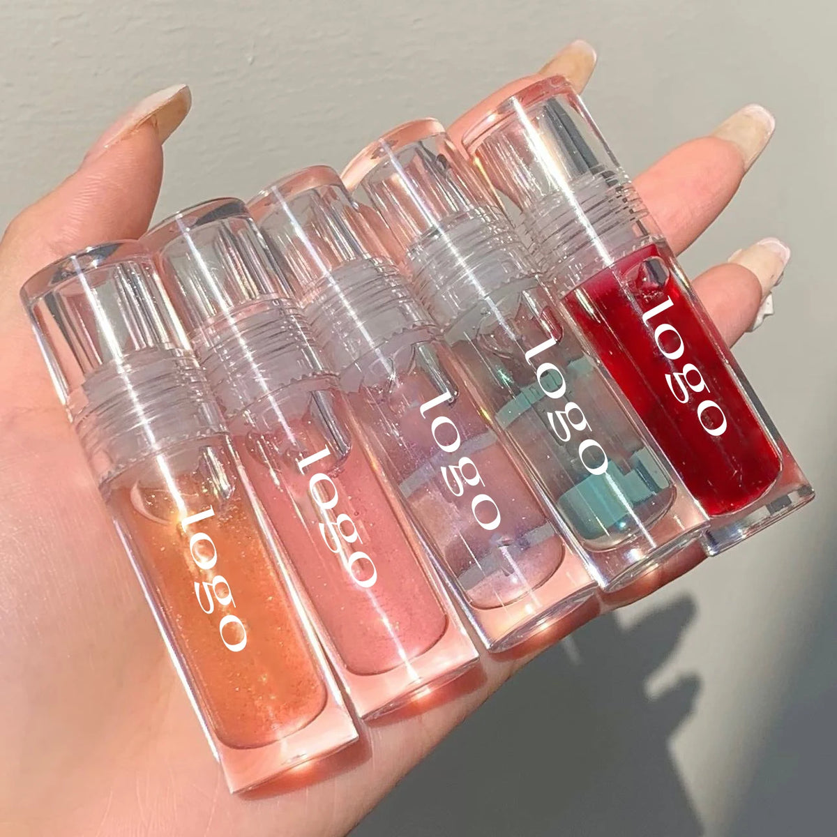 Fruit Hydrating Lip Oil Private Label Wholesale Makeup Moisturize Glossy Lip Gloss Honey Set