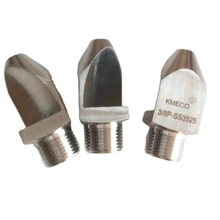 KMECO P Series Stainless Steel  Flat Jet  Flat Fan Narrow Angle Spray Nozle