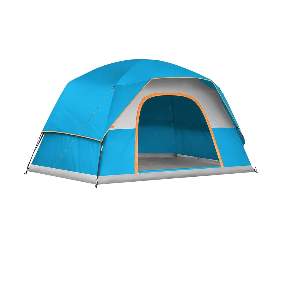 WOQI 6/8 Person Camping Tent Weather Proof Family Dome Tent