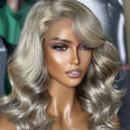Cute Style Double Drawn Dark Free Color Remy Young Donor Human Hair hd Lace Frontal Human Hair Wigs With Bang