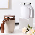 380ml USB Rechargeable Smart Magnetic Automatic Mixing Coffee Mug for Fitness Protein Shaker