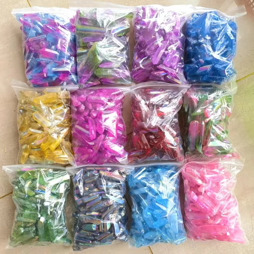 Wholesale High Quality Natural Crystals Polished Crystal Point Aura Clear Quartz for Fengshui