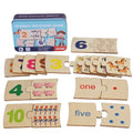 New Design Iron Box Digital Enlightenment Matching Children's Toy Educational Cpc Ce Wooden Early Education Educational Toy
