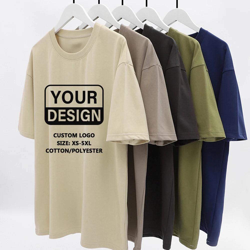 Heavyweight Washed Vintage Custom Printing Logo Plain Oversized T Shirt for Men