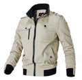 Custom Streetwear Casual Work Cargo Washed Jackets Stand Collar Cotton Cargo Jackets Mens Outdoor Wear