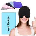 Custom Logo Gel Headache Pressure Cap Hot and Cold Therapy Migraine Pain Relief Ice Hat Washable Migraine Cap