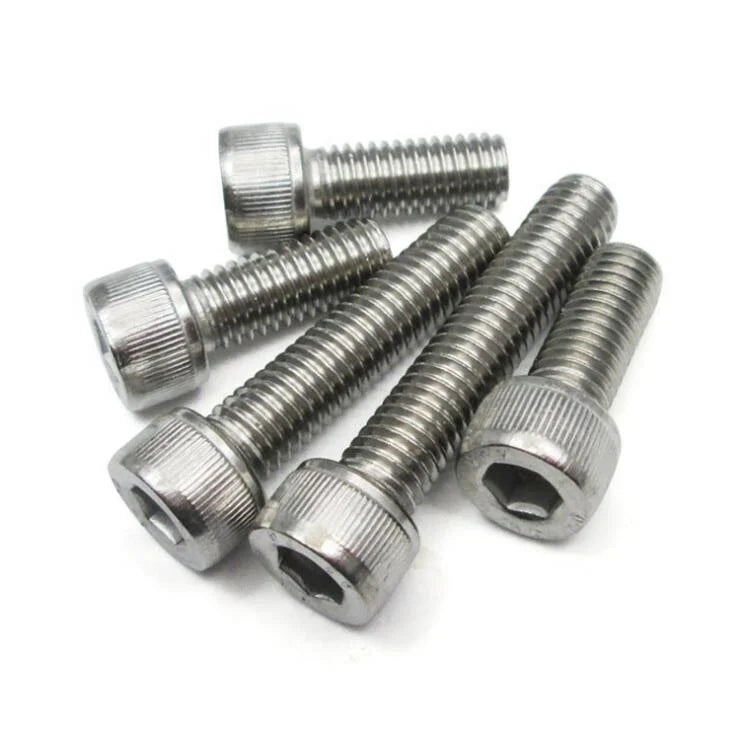 CNC Machined M5 Titanium Gr5 Hex Socket Tapered Head Screw for Racing Motorcycle & Bicycle