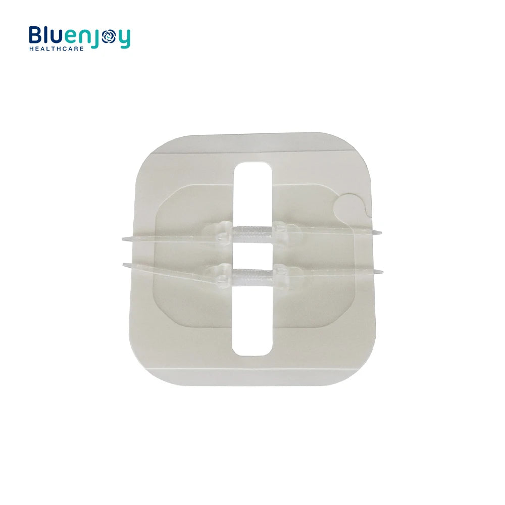BLUENJOY PU Waterproof Wound Closure Strips Adhesive Wound Closure Band-ages Butterfly Band-aids With Zip Stitch
