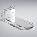 Modern Eco-Friendly Wall Mounted Acrylic Floating Shoe Display Shelves for Collectible Sneakers and Shoe Storage