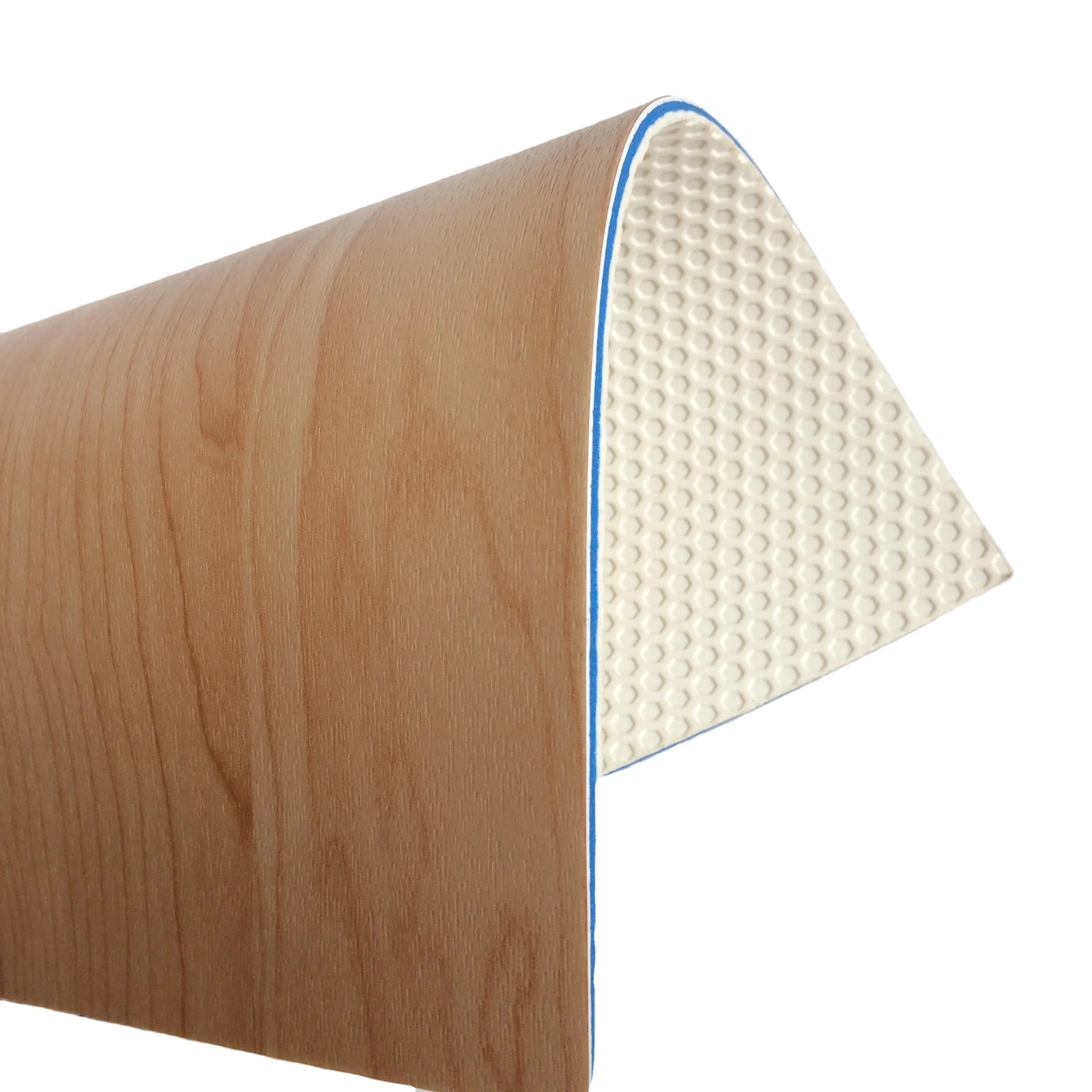 Modern Design 4.5mm PVC Vinyl Flooring Roll Multi-Functional Sport Grain Indoor Gym Use Glue Installation Foam Backing Stock
