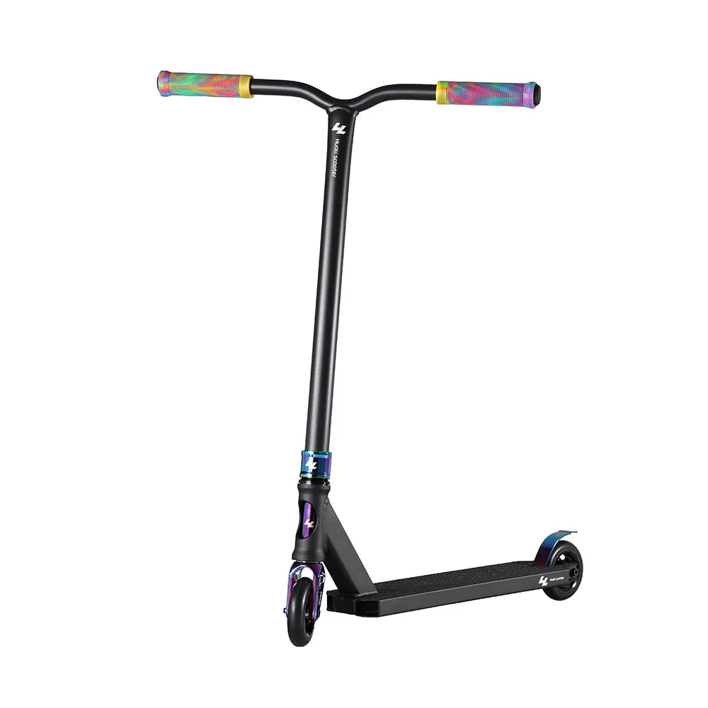 Huoli Scooter Kick extreme Sport Freestyle 360 Aluminium Alloy Yellow Pro Stunt Scooter  for Kids for Youngsters