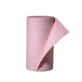 Oilspillpro CHA-R0300 Pink Medium-Weight Chemical Absorbent Mat Hazmat Sorbent Roll for Chemical Plants