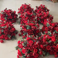 S720 Wedding Decoration Floral Artificial Silk White pink Red Rose Flower Arrangement Table Flower Balls for Wedding Decor