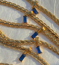 2024 Dazan Summer New Gold Filled Costume Jewelry Zodiac Water Resistant Choker African Enamel Designer Necklace for Women