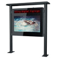49 55 65 Inch Interactive Lcd Touch Screen Waterproof Outdoor Kiosk Restaurant Digital Signage Advertising Display Board Outdoor