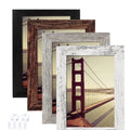 Customizable Logo American Rectangle 8 Inch Wall Horizontal Wooden Picture Frame Retro Decorative Frame Wholesale