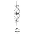 Components Elements Wrought Iron Decorative Steel Balusters for Staircase Railings Handrail Balustrade Gate Fence Parts