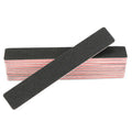 Black Disposable Coarse Sandpaper Nail File Own Logo Double Sided 180 Grit Emery Sheet Sublimation Felice Brand Salon Use