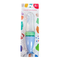 Liquid Silica Gel Baby Squeeze Rice Paste Food Feeding Products Newborn Eco-friendly Silicone Cereal Eating Bottle With Spoon