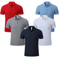 Dry Nylon Polos Men Plus Size Summer Men Polo Shirts New Classic Short Sleeve Tee Breathable Cooling Quick Golf T-shirt