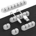 Silicone Cable Holder Clips Cable Management Cord Organizer Clips Self Adhesive for Desktop