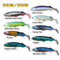 26cm/33cm Rubber Mackerel Soft PVC Jig Heads Soft Fishing Lure Good Plastic Fishing Molds Bulk Soft Lure