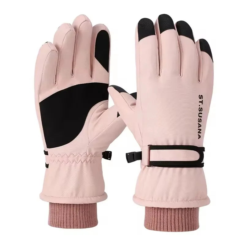 Wholesale Windproof Touchscreen Outdoor Winter Sports Warm Women Snowboard Ski Gloves