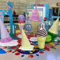 Giant Ice Cream Cone Display Statue Customized Candy Store Decoration Props for Sale