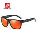DUBERY Official Store Men's Green Polarized Sunglasses UV400 Protection Sports Fashion Style Outdoor D182 Small Square