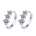 S925 Sterling Silver Moissanite Earrings Elegant and Luxurious Product Category