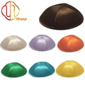 Yihaoyi Wholesale Velvet Satin Kippa Custom Logo Jewish Kippah Kippot Dome Hat Wedding Bar Mitzvah Shabbat Religious Events