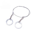 Outdoor EDC Survival Rope Saw Wire Saw Opp Packing 4 Strands Wire Saw Survival Rope Chain Saw Wire Can Be Rotated 360 Degrees