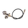 Diving Scba Big Bottle to Small Bottle Charging Adapter Filling Station DIN300 (5/8BSP) Connector With Hose and Gauge 400Bar