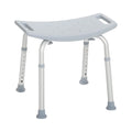MSMT Modern Style Aluminum Shower Bench Medical White Bathroom Safety Equipment for Rehabilitation Therapy & Tub Chair