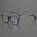 2025 Shenzhen New Acetate Black Leopard Makeup Flexible Color Chinese Style Classic Luxury Titanium Clear Eye Glasses