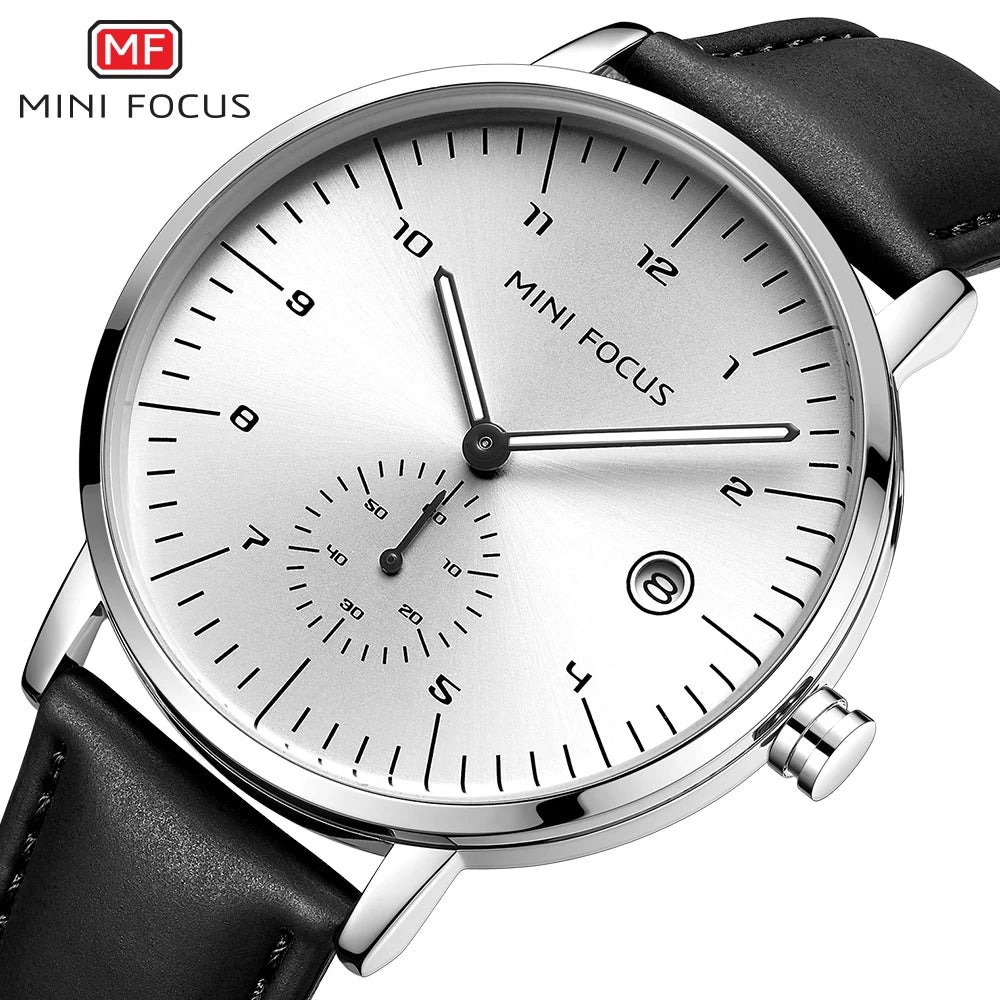 Mini MF0303G Branded Quartz Watches Fashion Leather Water Resistant Mens Online