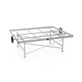 Agriculture Growing Single-Span Large Hydroponic System Wire Mesh Automated Rolling Benches Table PE Material Movable Customized
