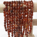 BS-6002 28 Pcs 10x14mm Natural Real Red Carnelian Agate Bead Cylinder Beads for Jewelry Making Rosary Bracelets Crafts DIY