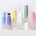 LZ Pack Stock 100pcs Pearl Round Gradient Essential Oil Roller Bottle 10ml Wholesale Empty Custom Perfume Bottles