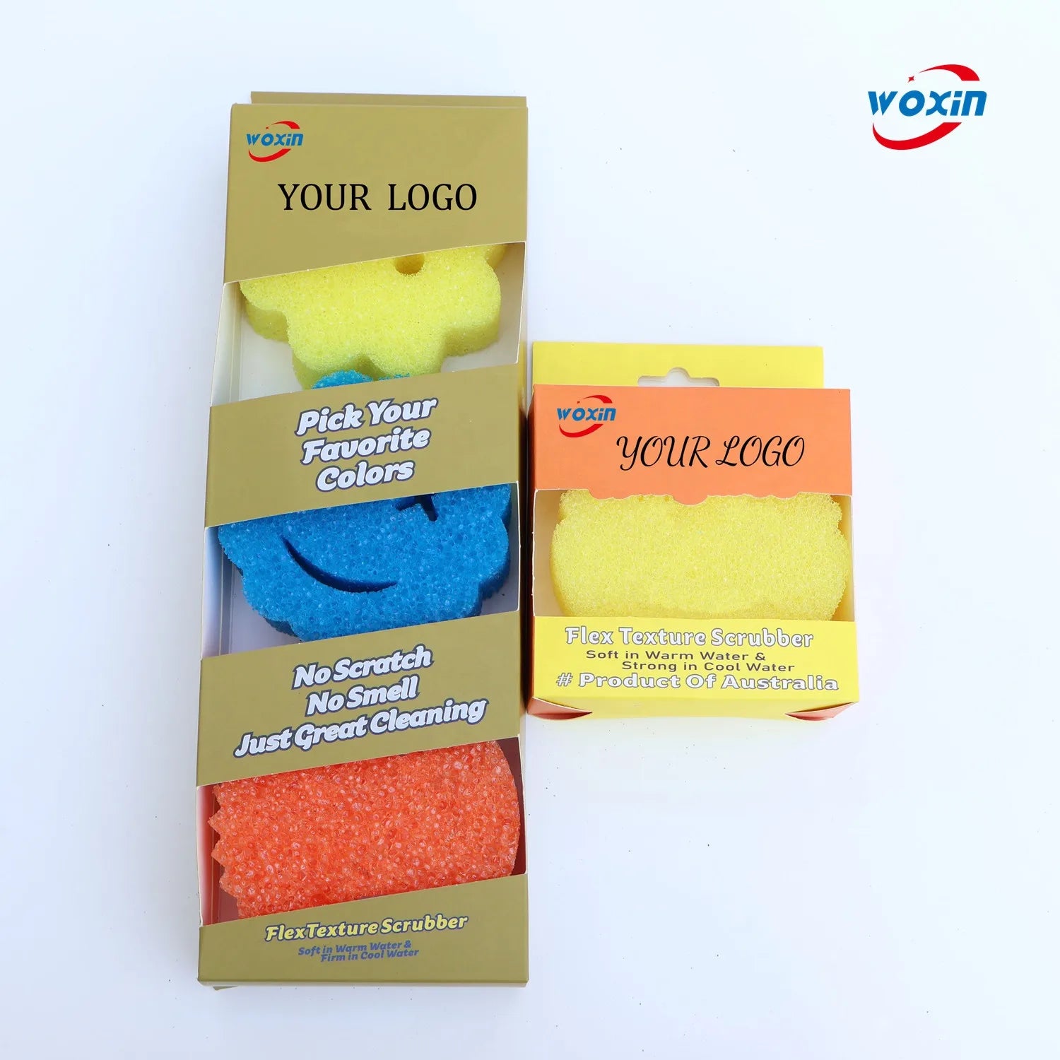Soft Warm Water Hard Cold for Deep Cleaning-Dishwasher Safe Multi-use Scratch-Free Odor-Resistant Sponge Scouring Pads