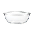 Large Eco-Friendly Salad and Soup Bowl High Temperature Resistant Transparent Glass Basin for Kitchen Home Use