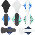 Famicheer BSCI Reusable Cloth Sanitary Menstrual Pads Sets Bamboo Washable Menstrual Pads