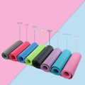 Custom Eco-friendly Extra Thick 10mm Anti-Slip Waterproof NBR Yoga Mat for Exercise
