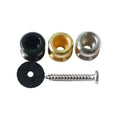Donlis Wholesale Guitar Strap Button in Nickel Black and Gold Colors with Screw and Felt for Bass Pin